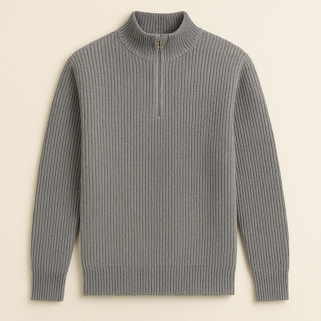 Half zip sweater