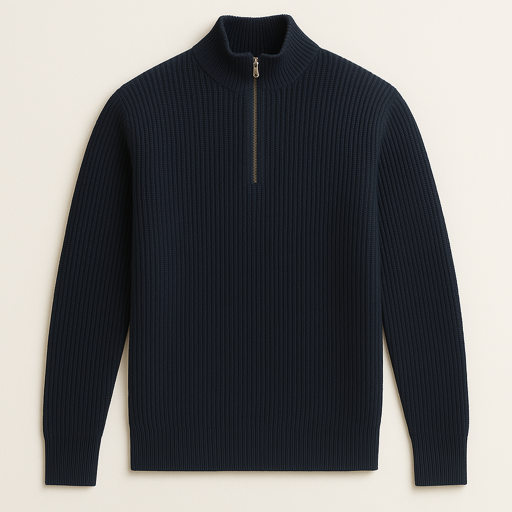 Half zip sweater