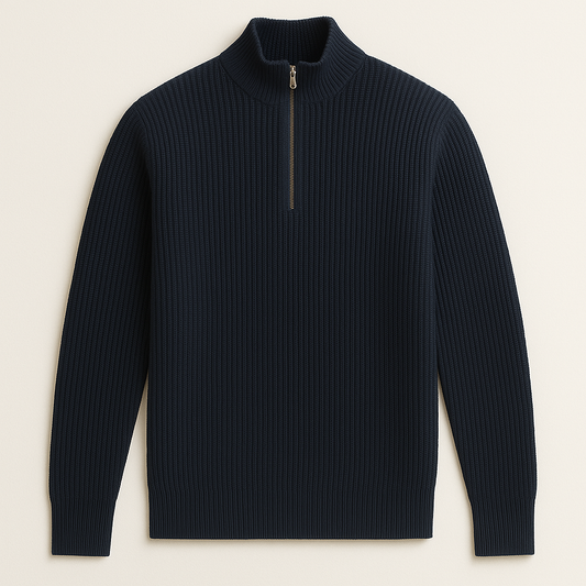 Half zip sweater