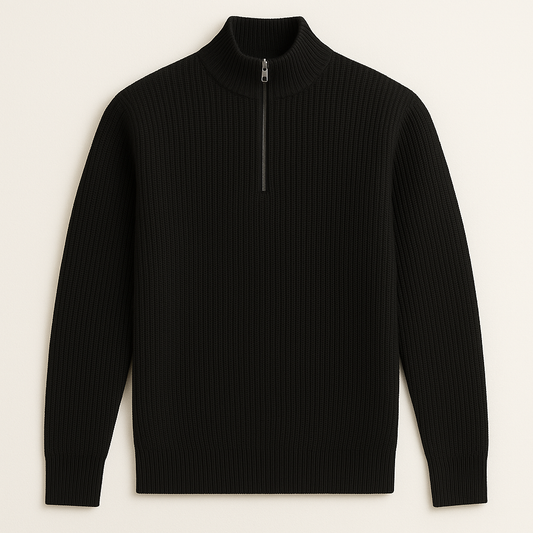 Half zip sweater